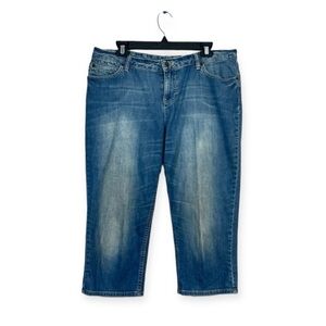 J. Jill High Rise Cropped Skinny Jeans Size 14